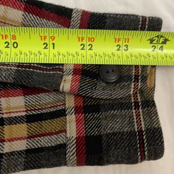 Pendleton Weston Pawpine Black Plaid Wool Button Up Shirt Mens Size Small - Picture 7 of 11